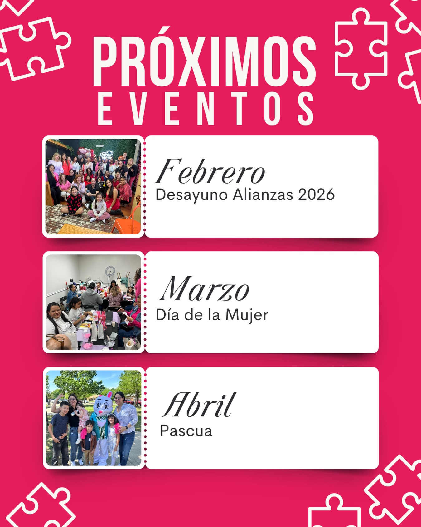En Alianza Dallas, creemos que el éxito sabe mejor cuando se comparte. Este primer trimestre del año, nuestra red de emprendedores se une para traerte lo mejor de cada talento local:
📆Febrero: Fortalecemos alianzas que impulsan sueños.
📆Marzo: Honramos el liderazgo femenino en el Mes de la Mujer.
📆Abril: Celebramos la renovación de la Pascua con creatividad y esfuerzo local.
Porque unidos somos más fuertes. Si eres emprendedor en Dallas, ¡este es tu lugar! 🇺🇸💼
#AlianzaDallas #EmprendedoresUnidos #DallasBusiness #ApoyoLocal #ComunidadDallas