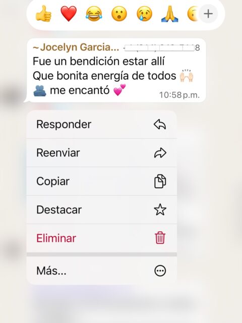 Así se ven los mensajes luego de un evento 😍❤️

Gracias a todos por asistir 🫶

¿Están listos para lo próximo?