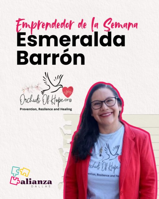¡Nueva semana, nueva historia que nos inspira! ✨

Hoy en Emprendedor de la Semana, queremos reconocer el talento y la determinación de Esmeralda, la mente brillante detrás de @orchids.of.hope 🚀

Conoce un poco más sobre su historia:
📍 De: México
💼 Especialidad: Apoyo y Crecimiento Emocional
💡 Su visión: Dar el mensaje de que nada es fácil y que amarnos y valoremos cada paso 

¡Apoyemos lo nuestro! Déjale un mensaje de admiración en los comentarios y cuéntanos qué es lo que más te gusta de su trabajo👇