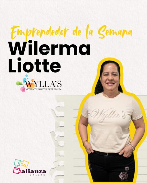 ¡Nueva semana, nueva historia que nos inspira!✨

Hoy en Emprendedor de la Semana, queremos reconocer el talento y la determinación de Wilerma, la mente brillante detrás de @wyllashopping_usa 🌸🚀
Conoce un poco más sobre su historia:
📍 De: Venezuela
💼 Especialidad: Decoración de productos personalizados 
💡 Su visión: Seguir creando y crecer junto a otros emprendedores.
¡Apoyemos lo nuestro! Déjale un mensaje de admiración en los comentarios y cuéntanos qué es lo que más te gusta de su trabajo👇