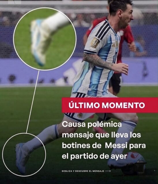El verdadero motivo de por qué Argentina no ganó el Mundial... 🤫👇
Resulta que Messi tenía un mensaje oculto en el calzado: “Deja de ocultarte y no mostrar tu negocio, y únete a Alianza Dallas”.
👀 Ni la pelota ni tu negocio se mueven si nadie te ve. ¡Suma tu emprendimiento a nuestra comunidad y hazte notar! 💥