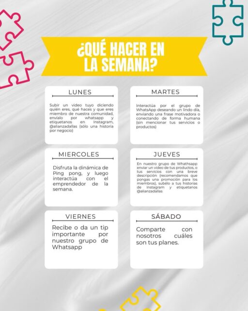 ¿Qué puedes hacer si eres parte de nuestra comunidad? ⬆️

Aquí te dejamos todo para que aproveches al máximo tu membresía 🙌🏻🩷