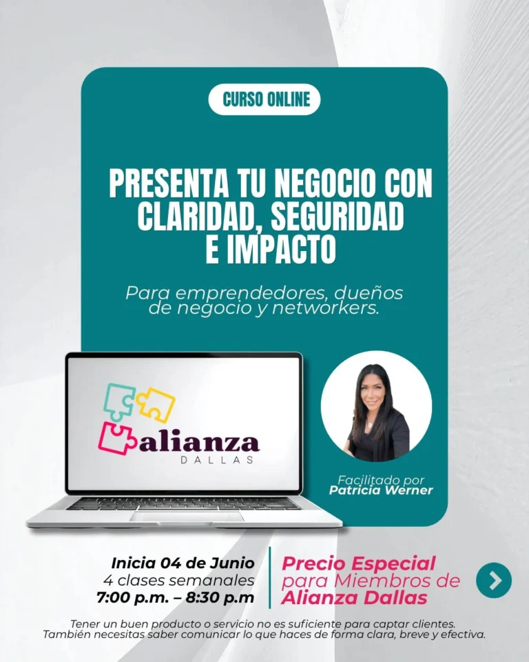 Presenta tu negocio con claridad, seguridad